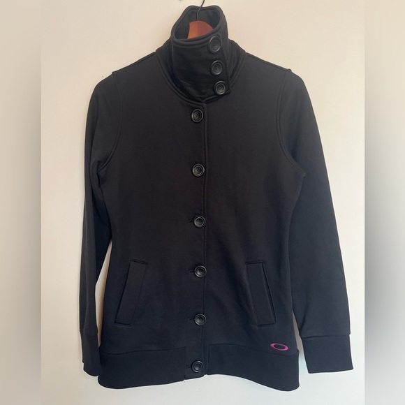 Oakley Black vest Jacket with High Collar size small - Picture 5 of 8